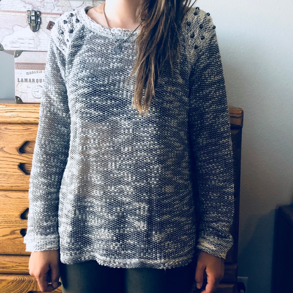 Signature Gray Sweater